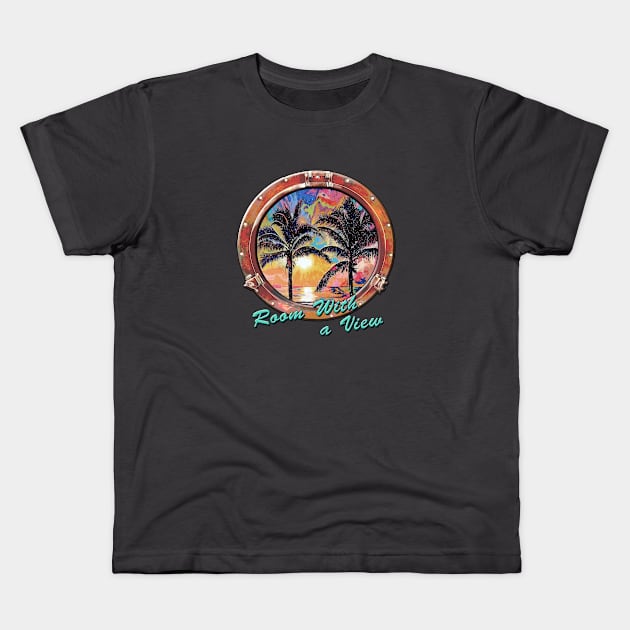 Room With a View Kids T-Shirt by marengo